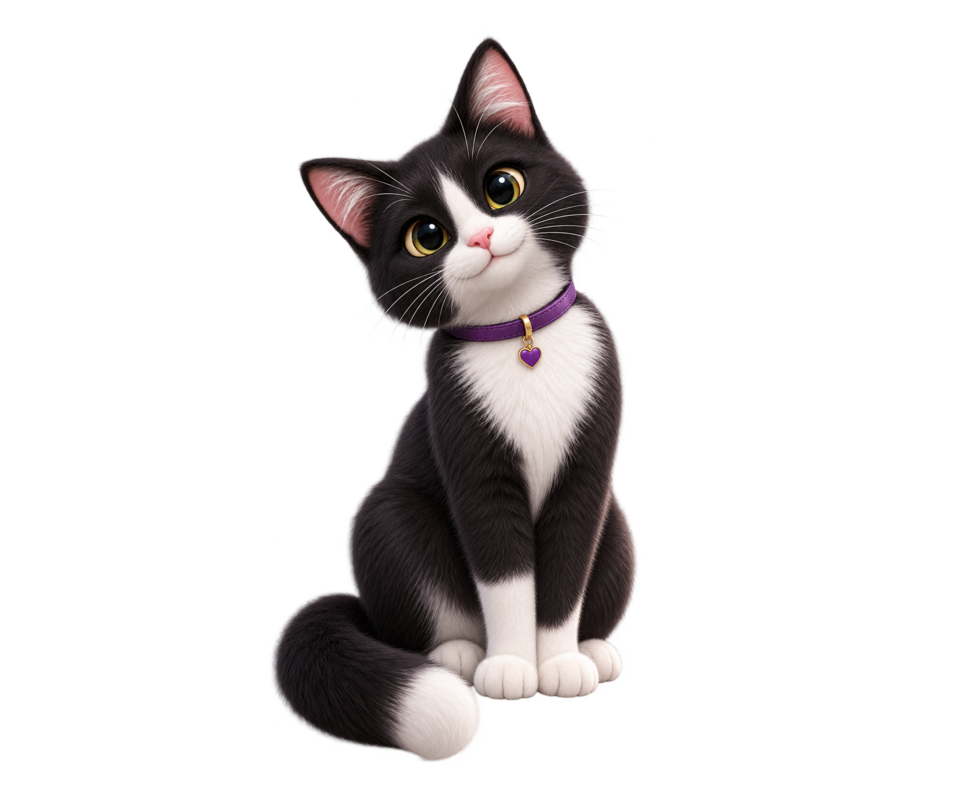 Mascote gatinha da Dippet